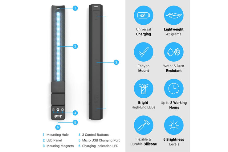 Jostift 6 Stücke LED Armband, LED Glüh Armbänder, LED Leucht